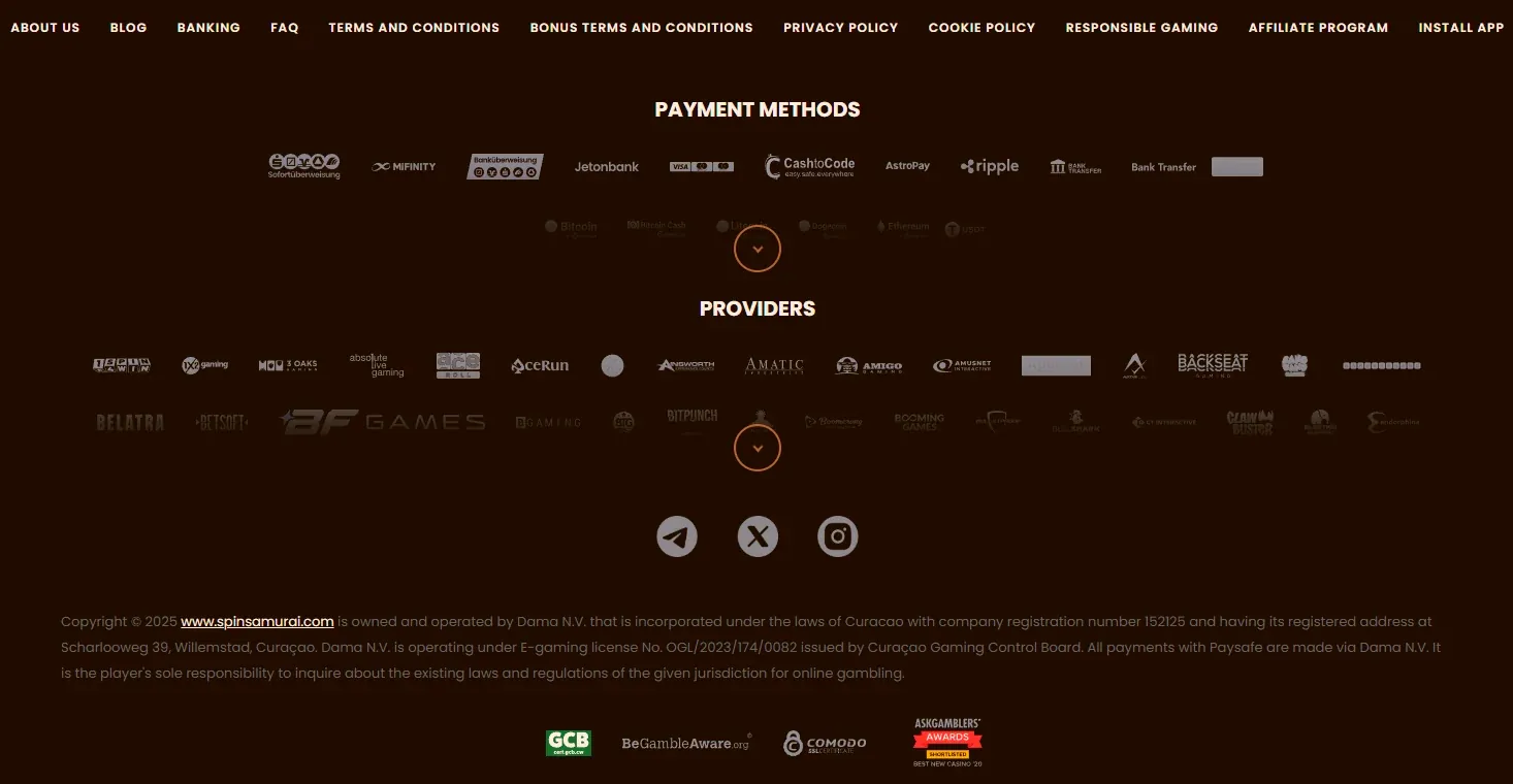 Various payment tokens and methods for deposits and withdrawals