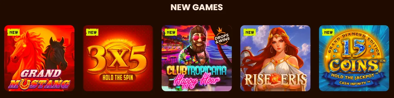Fresh and exciting online slots at Spin Samurai